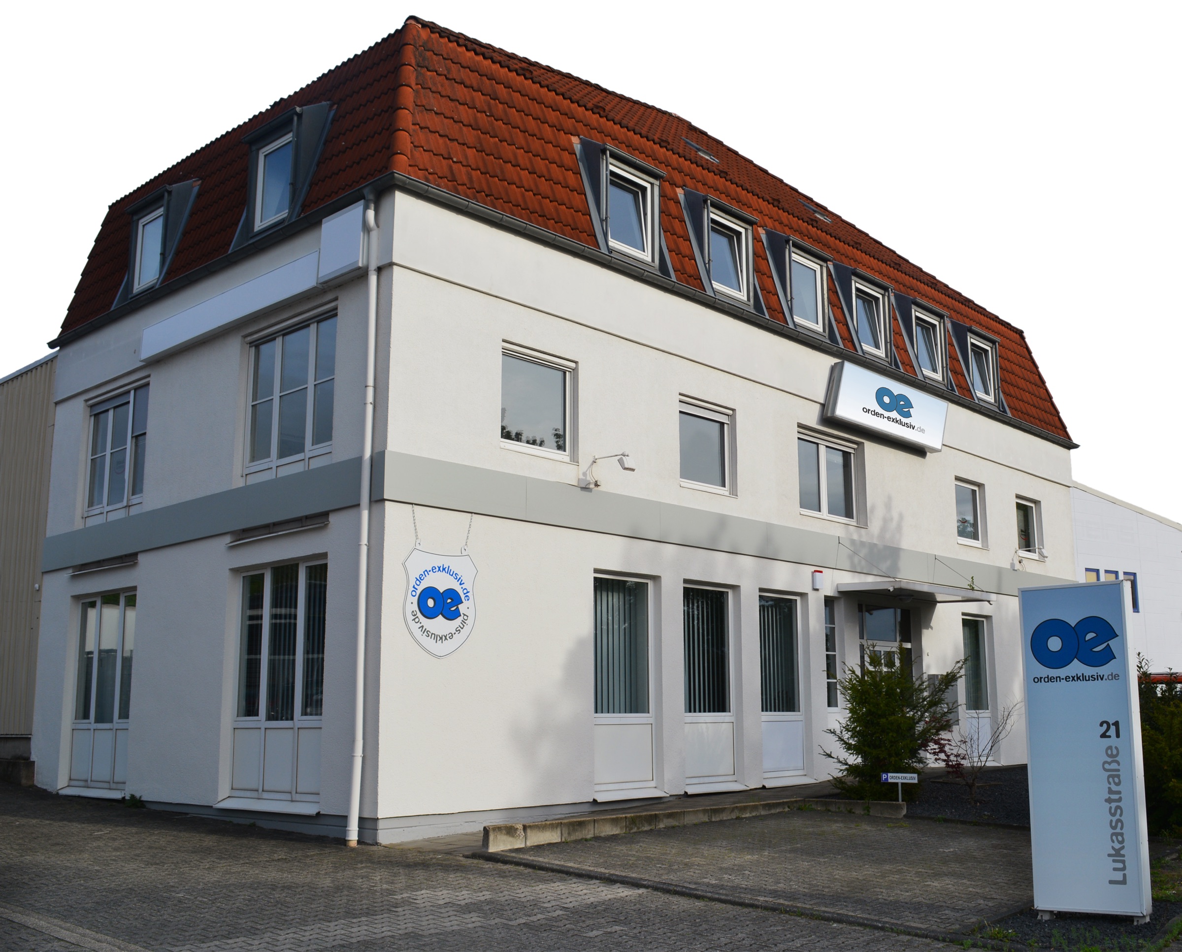 Das Firmengebäude von orden-exklusiv.de in der Lukasstraße 21 in Aachen
